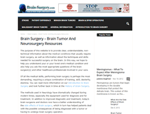 Tablet Screenshot of brain-surgery.com